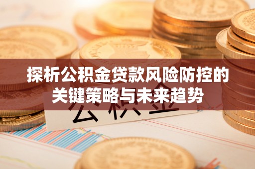 札达探析公积金贷款风险防控的关键策略与未来趋势